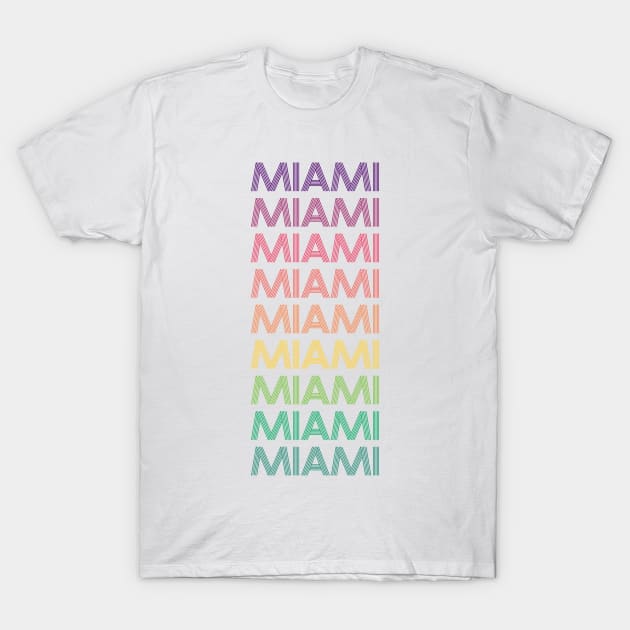 Miami T-Shirt by RainbowAndJackson